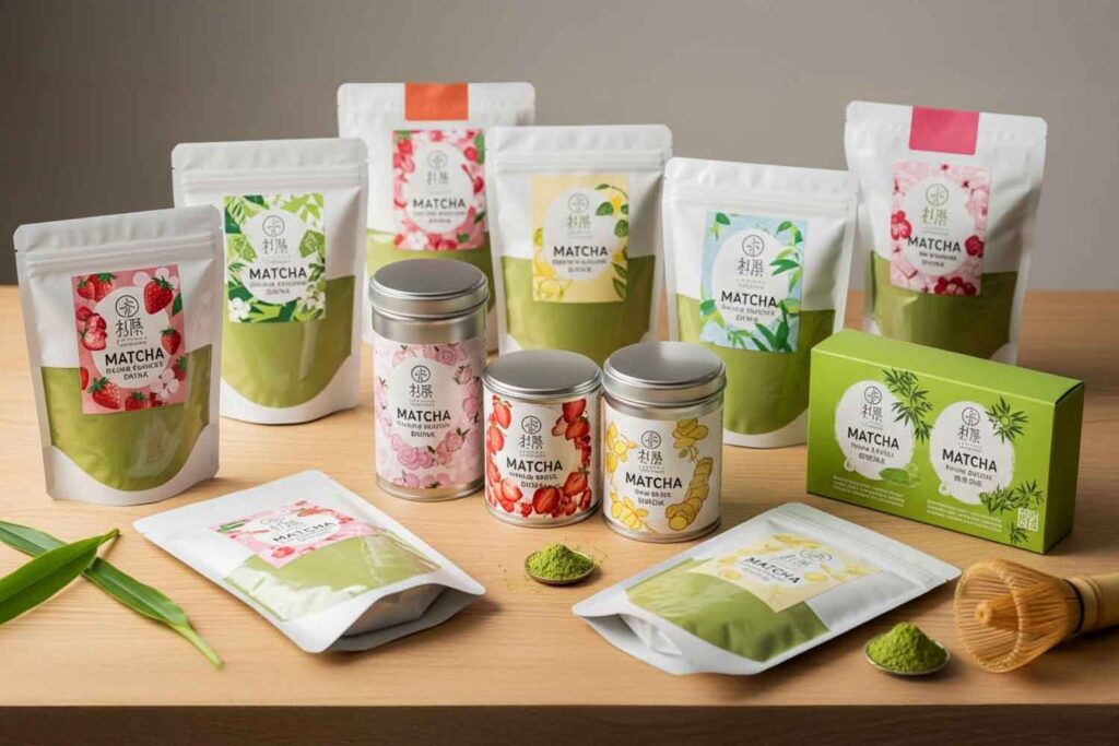 Maklon Minuman Matcha Serbuk