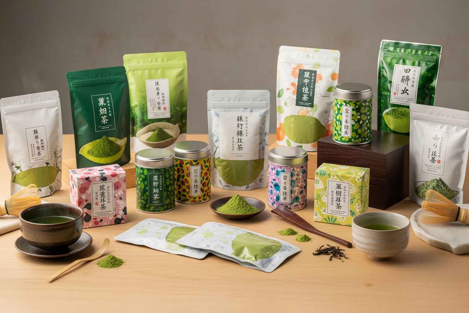 Maklon Minuman Matcha Serbuk